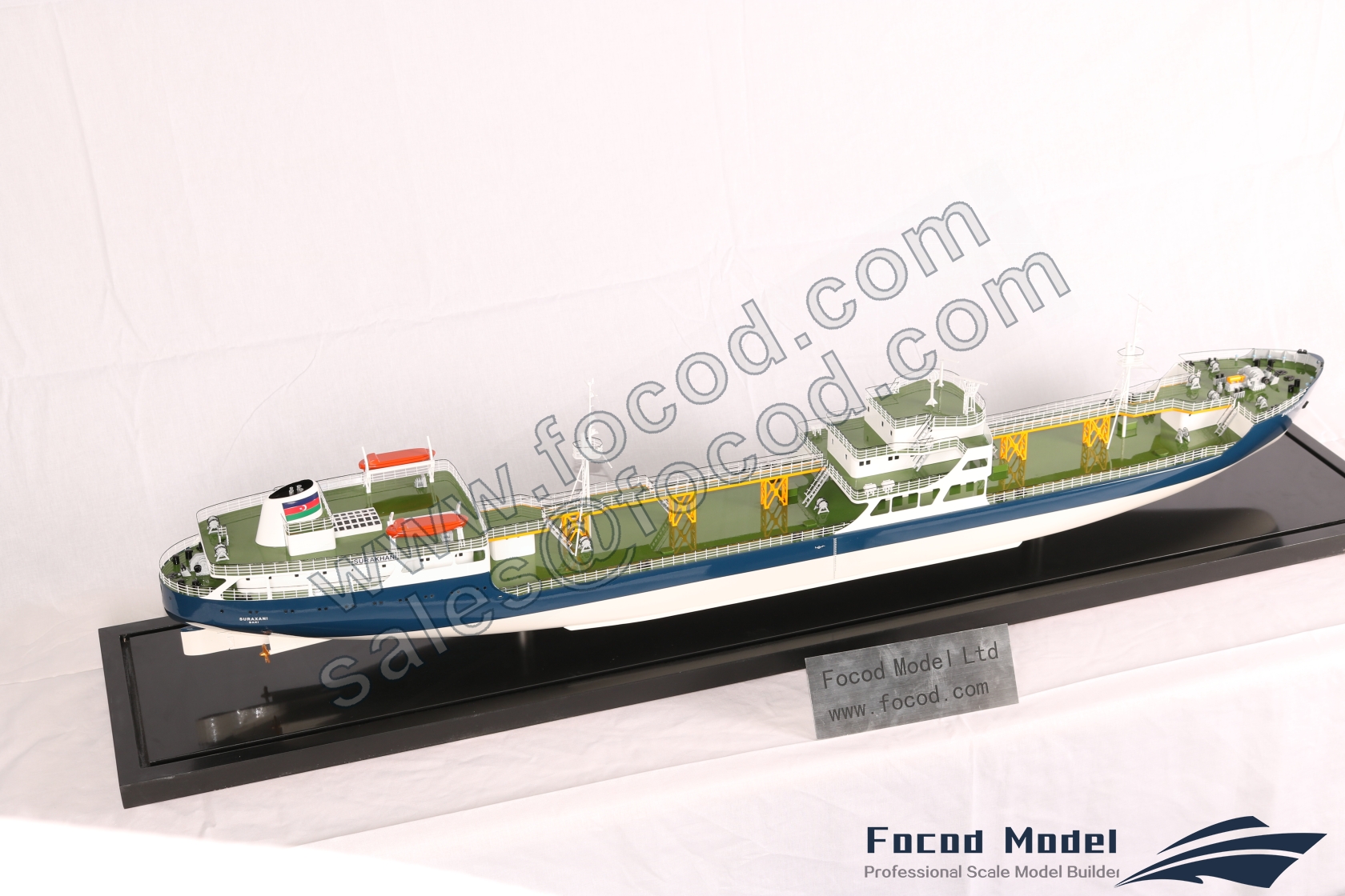 custom made model of 123.5m tanker Surakhani